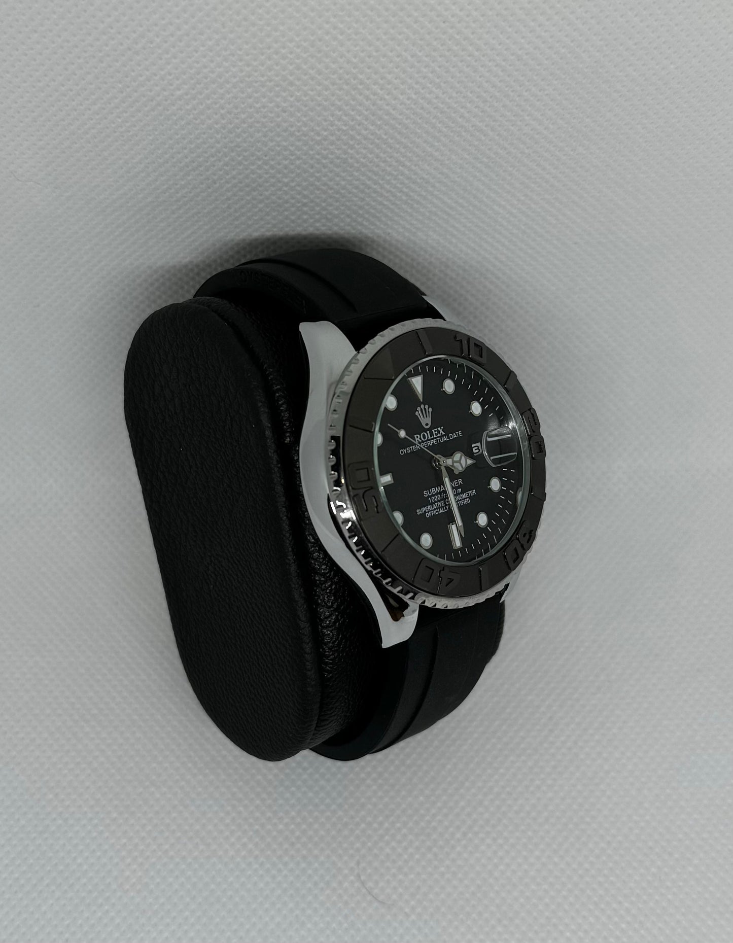 ROLEX SUBMARINE 41 MM DIAMETRE BLACK INTEGRATED RUBBER STRAP
