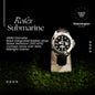 ROLEX SUBMARINE 41 MM DIAMETRE BLACK INTEGRATED RUBBER STRAP